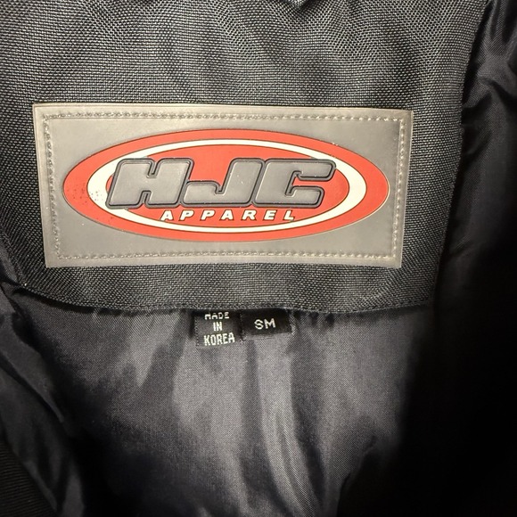 Mens HJC Racing Jacket Black Blue Small Motorbike Motorcycle - Picture 2 of 8